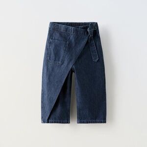 ZARA WRAP JEANS WITH POCKETS 12-18 Months